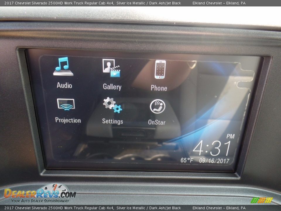 2017 Chevrolet Silverado 2500HD Work Truck Regular Cab 4x4 Silver Ice Metallic / Dark Ash/Jet Black Photo #29