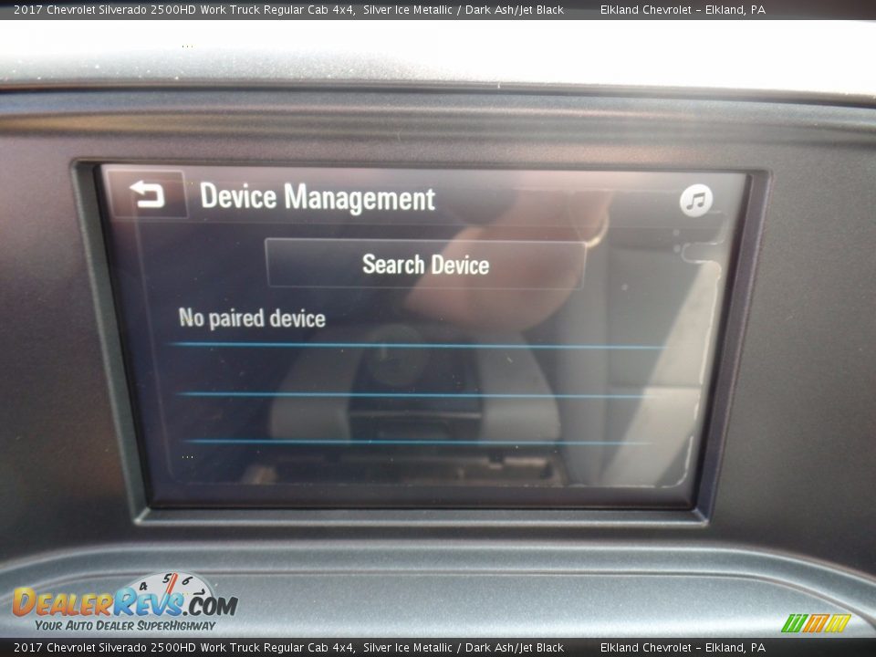 2017 Chevrolet Silverado 2500HD Work Truck Regular Cab 4x4 Silver Ice Metallic / Dark Ash/Jet Black Photo #31