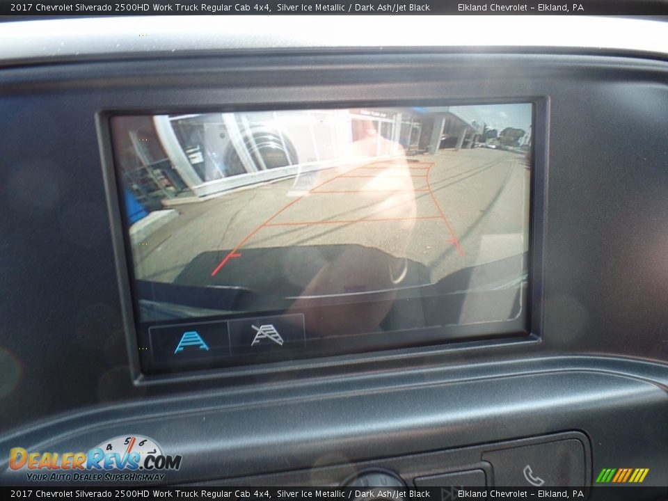 2017 Chevrolet Silverado 2500HD Work Truck Regular Cab 4x4 Silver Ice Metallic / Dark Ash/Jet Black Photo #32