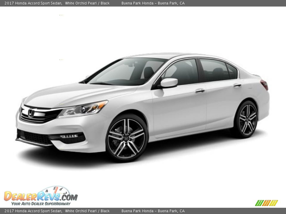 2017 Honda Accord Sport Sedan White Orchid Pearl / Black Photo #17