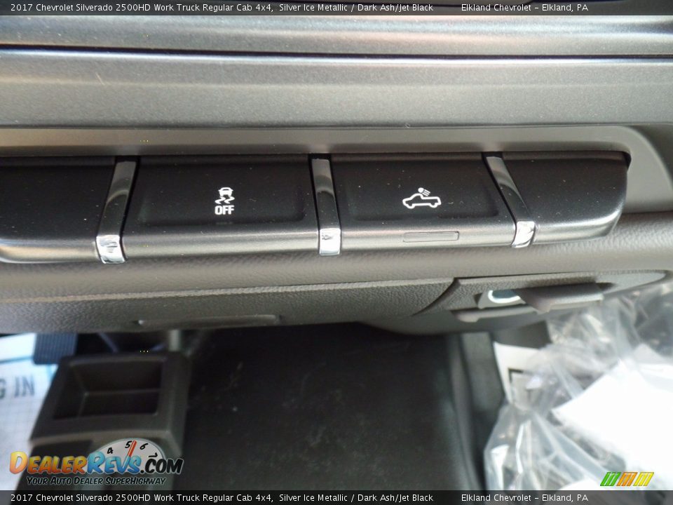 2017 Chevrolet Silverado 2500HD Work Truck Regular Cab 4x4 Silver Ice Metallic / Dark Ash/Jet Black Photo #34