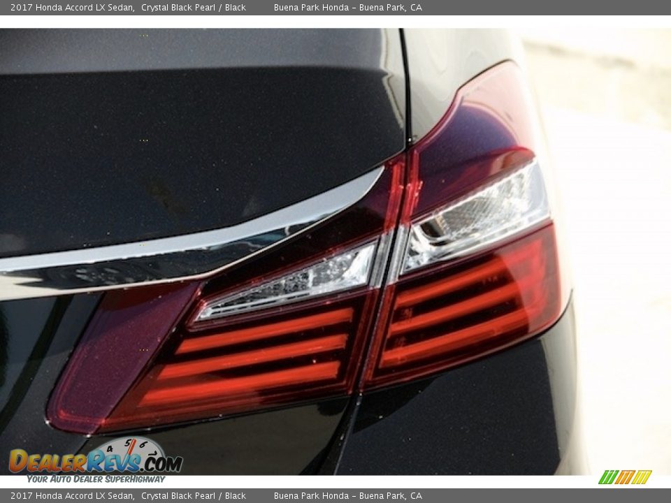 2017 Honda Accord LX Sedan Crystal Black Pearl / Black Photo #4