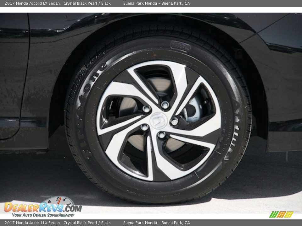 2017 Honda Accord LX Sedan Crystal Black Pearl / Black Photo #5