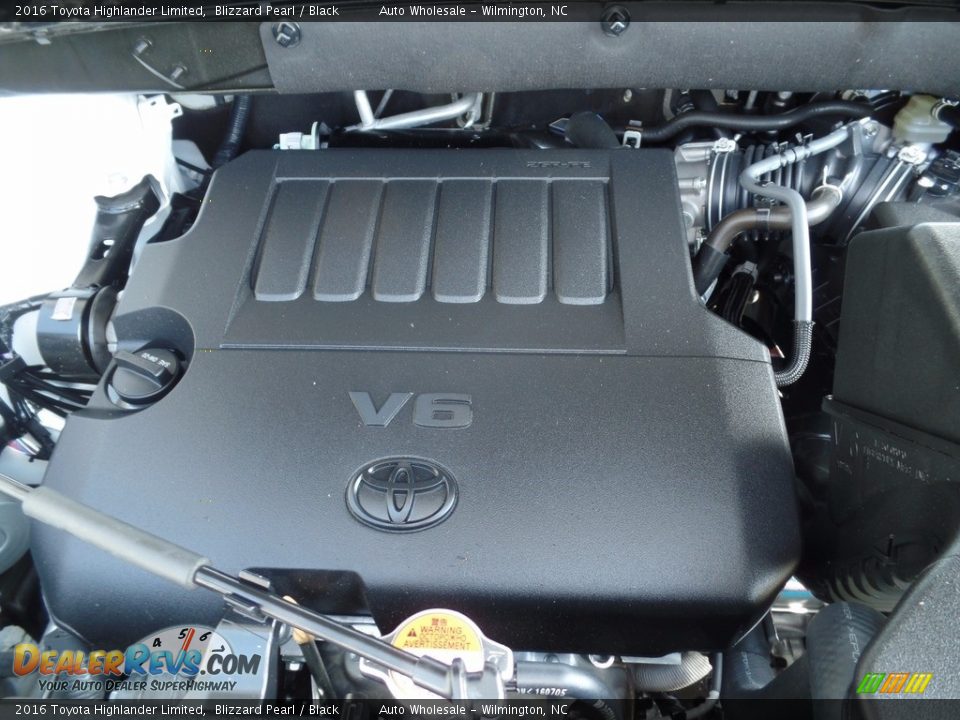 2016 Toyota Highlander Limited Blizzard Pearl / Black Photo #6