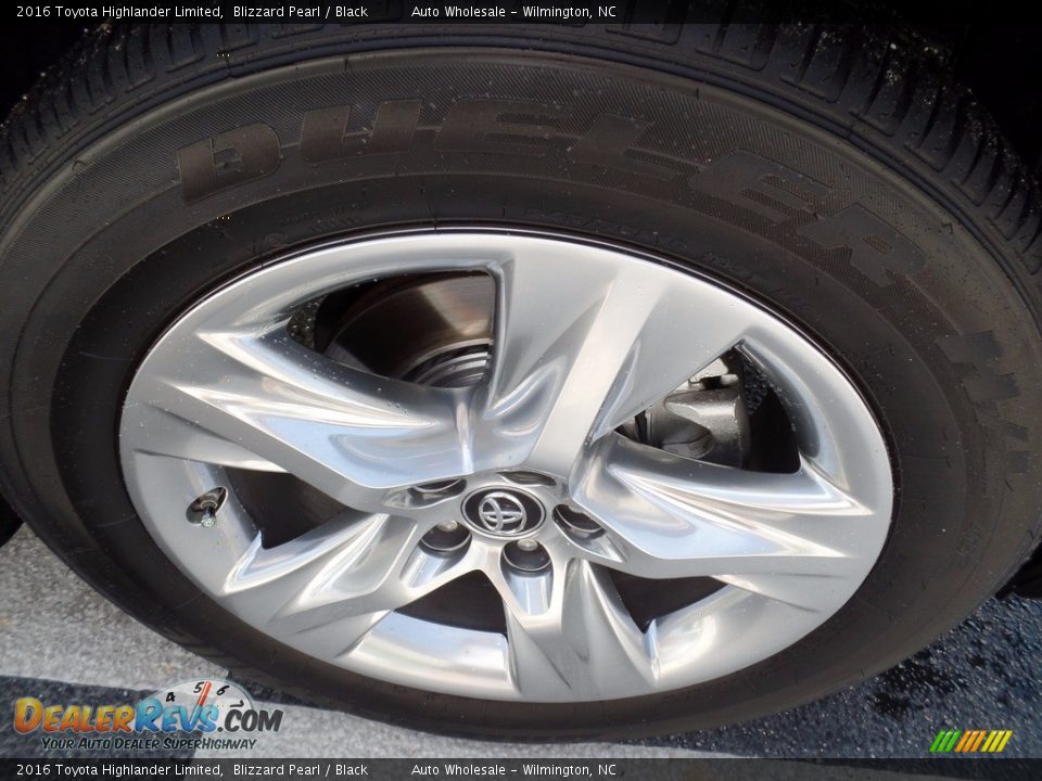 2016 Toyota Highlander Limited Blizzard Pearl / Black Photo #7