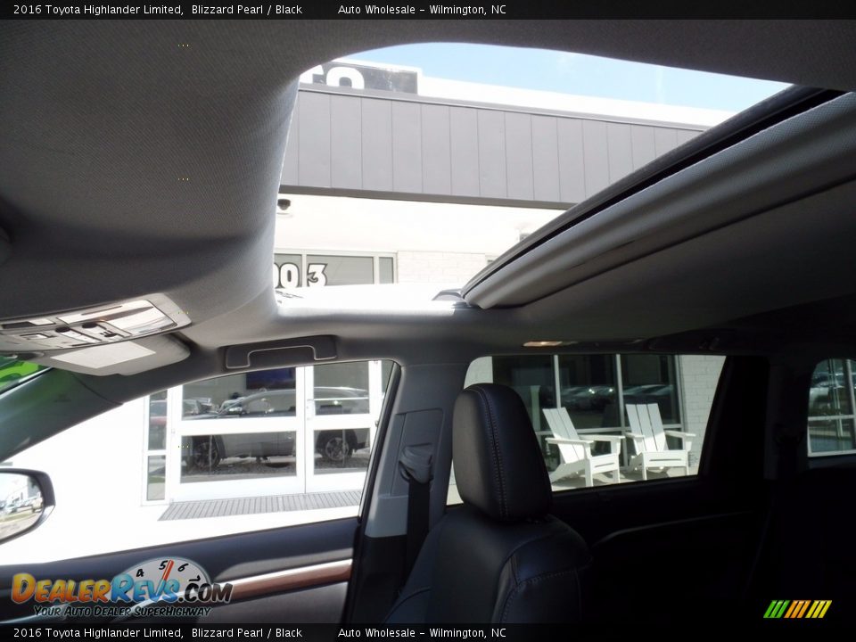 2016 Toyota Highlander Limited Blizzard Pearl / Black Photo #11
