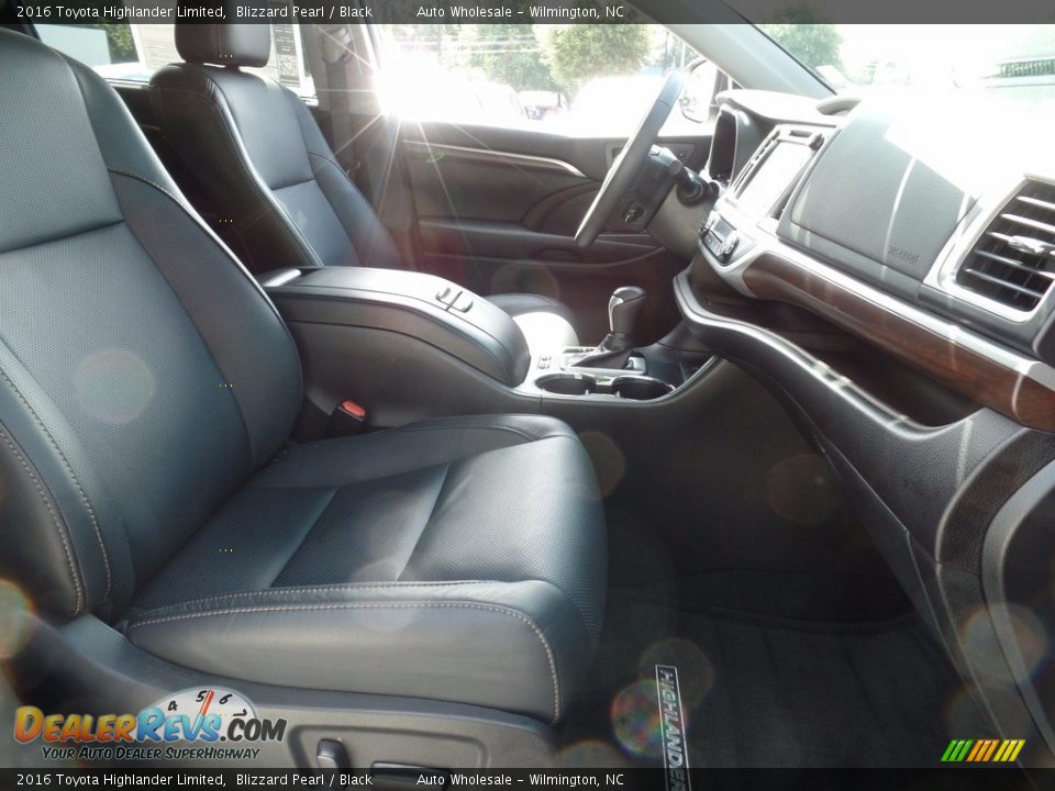 2016 Toyota Highlander Limited Blizzard Pearl / Black Photo #13