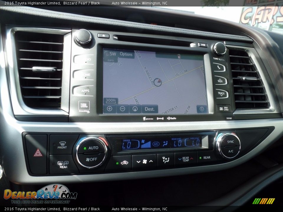 2016 Toyota Highlander Limited Blizzard Pearl / Black Photo #17
