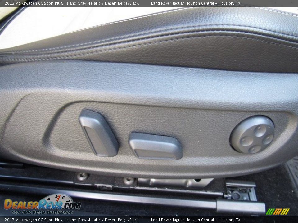 2013 Volkswagen CC Sport Plus Island Gray Metallic / Desert Beige/Black Photo #18