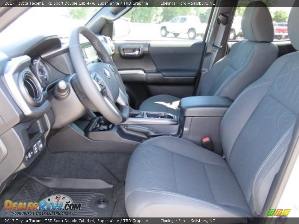 2017 Toyota Tacoma TRD Sport Double Cab 4x4 Super White / TRD Graphite Photo #7