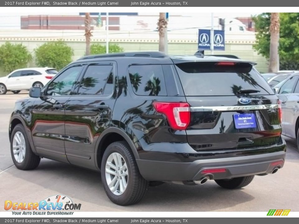 2017 Ford Explorer FWD Shadow Black / Medium Light Camel Photo #5