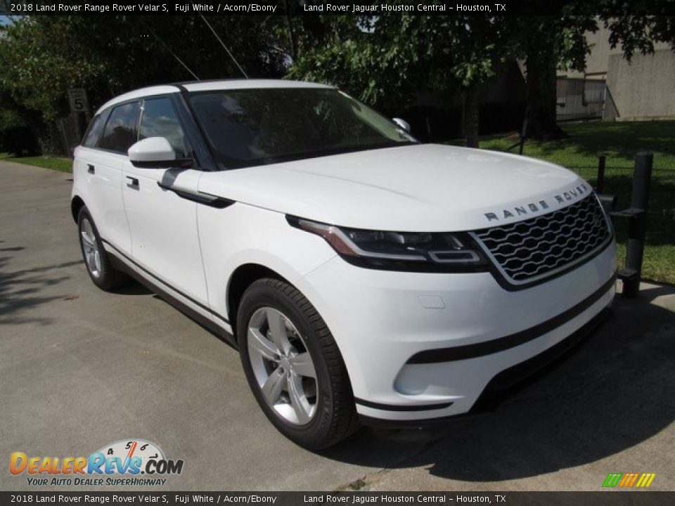 2018 Land Rover Range Rover Velar S Fuji White / Acorn/Ebony Photo #2