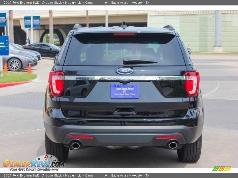 2017 Ford Explorer FWD Shadow Black / Medium Light Camel Photo #6