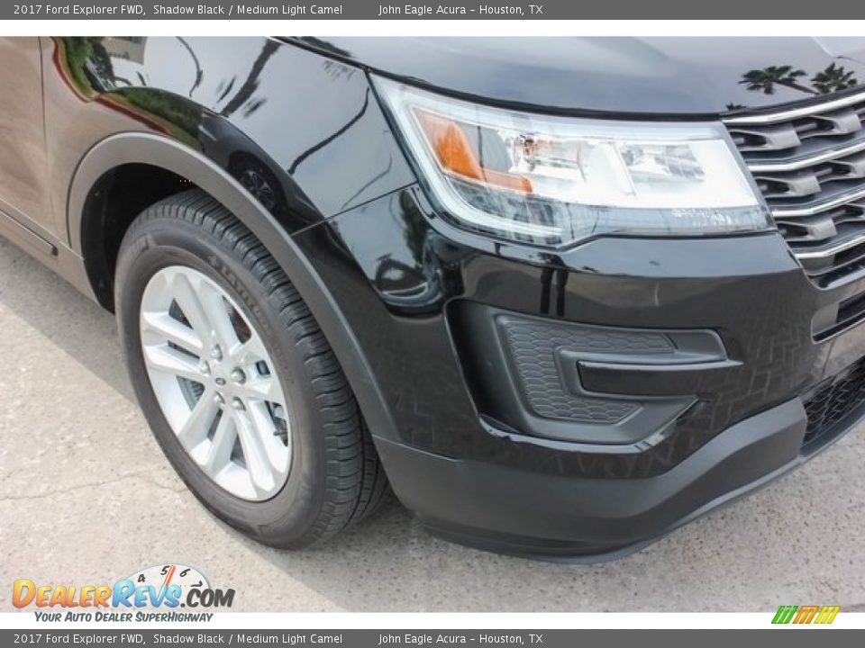 2017 Ford Explorer FWD Shadow Black / Medium Light Camel Photo #10