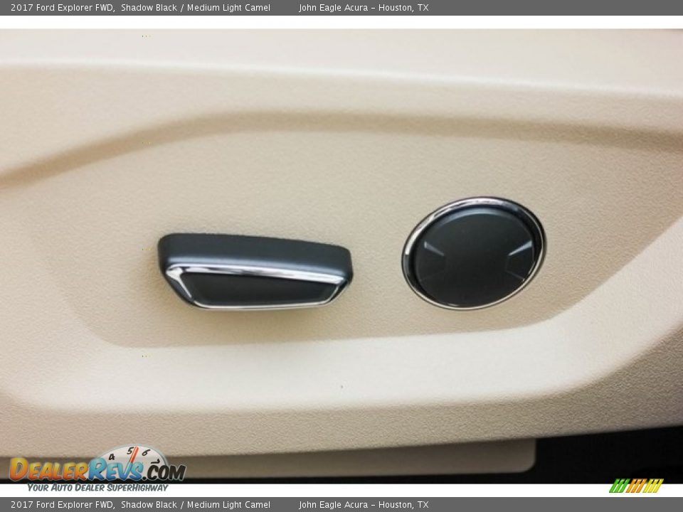 2017 Ford Explorer FWD Shadow Black / Medium Light Camel Photo #16