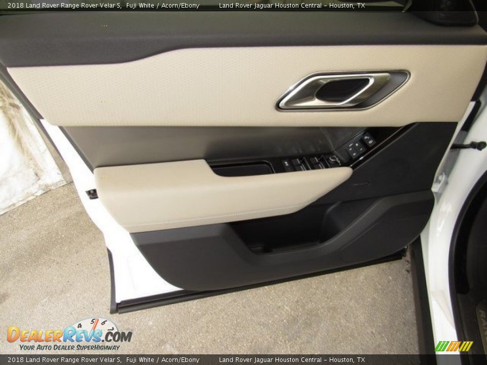 2018 Land Rover Range Rover Velar S Fuji White / Acorn/Ebony Photo #18
