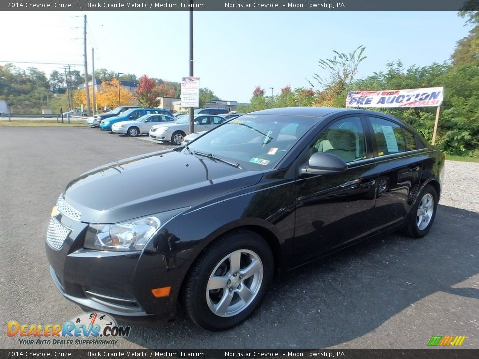 2014 Chevrolet Cruze LT Black Granite Metallic / Medium Titanium Photo #1