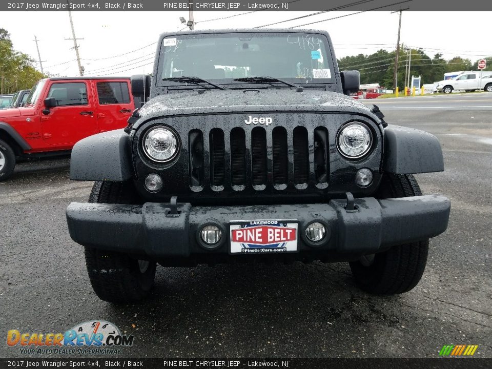 2017 Jeep Wrangler Sport 4x4 Black / Black Photo #2