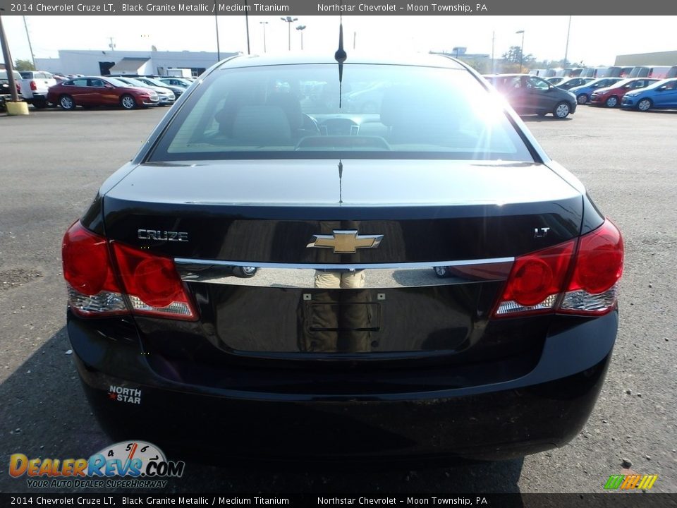 2014 Chevrolet Cruze LT Black Granite Metallic / Medium Titanium Photo #3
