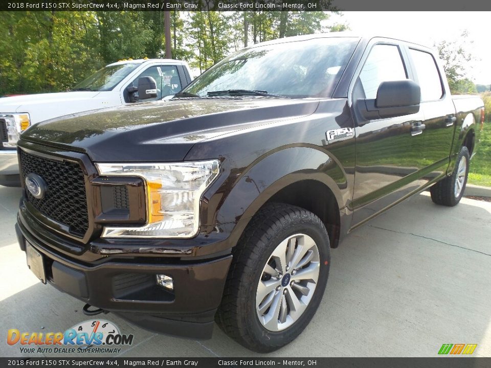 2018 Ford F150 STX SuperCrew 4x4 Magma Red / Earth Gray Photo #1