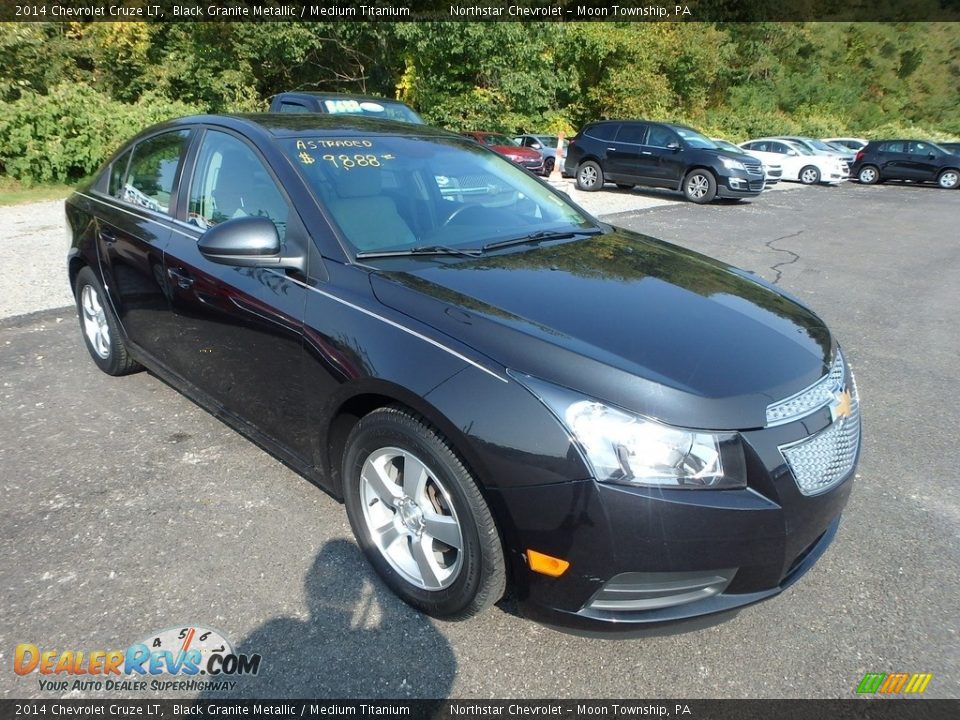 2014 Chevrolet Cruze LT Black Granite Metallic / Medium Titanium Photo #5