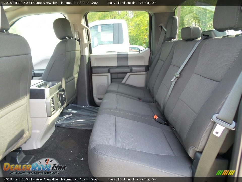 Rear Seat of 2018 Ford F150 STX SuperCrew 4x4 Photo #4