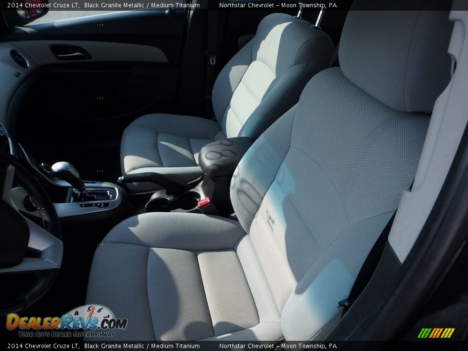 2014 Chevrolet Cruze LT Black Granite Metallic / Medium Titanium Photo #8