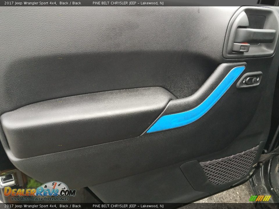 2017 Jeep Wrangler Sport 4x4 Black / Black Photo #7