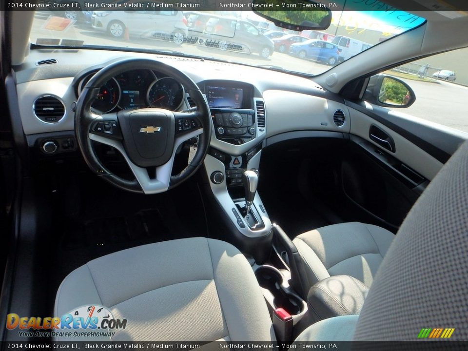 2014 Chevrolet Cruze LT Black Granite Metallic / Medium Titanium Photo #10