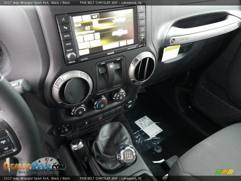 2017 Jeep Wrangler Sport 4x4 Black / Black Photo #10