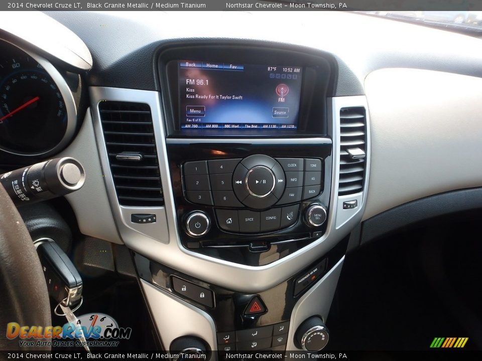 2014 Chevrolet Cruze LT Black Granite Metallic / Medium Titanium Photo #13