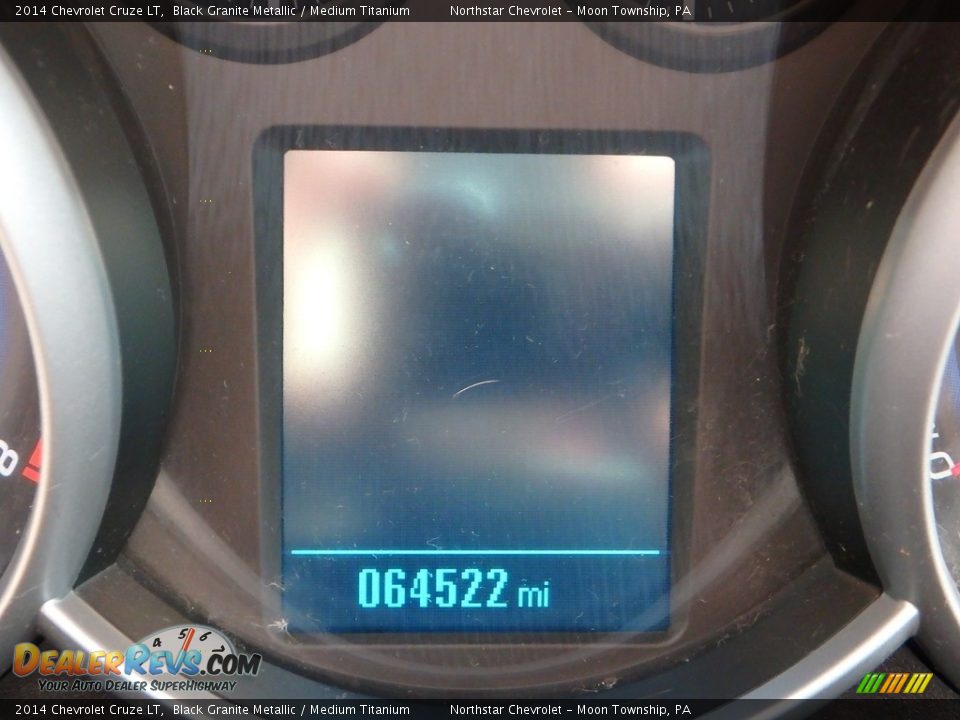 2014 Chevrolet Cruze LT Black Granite Metallic / Medium Titanium Photo #15