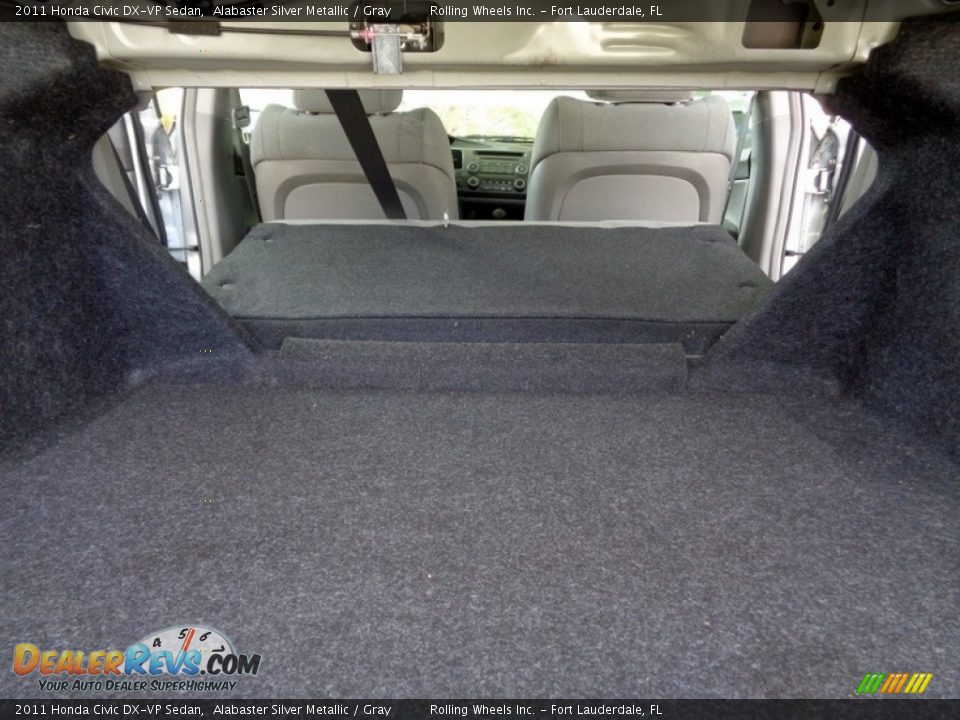 2011 Honda Civic DX-VP Sedan Alabaster Silver Metallic / Gray Photo #12