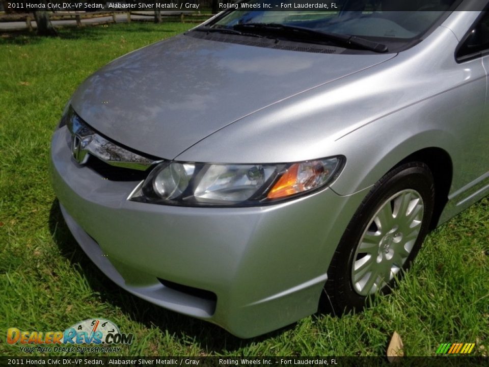2011 Honda Civic DX-VP Sedan Alabaster Silver Metallic / Gray Photo #33