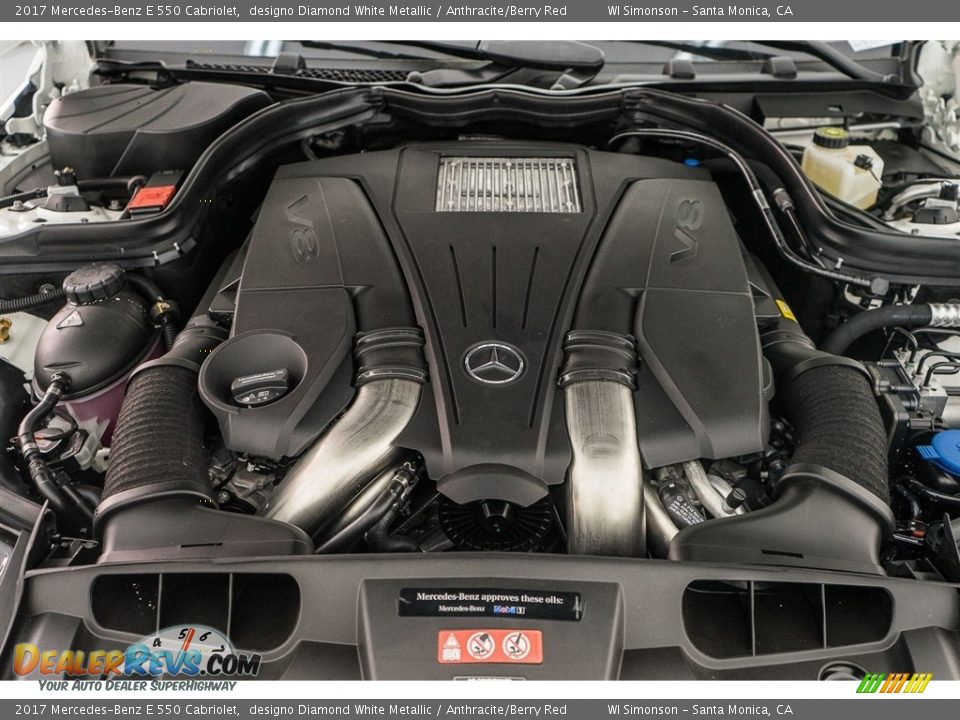 2017 Mercedes-Benz E 550 Cabriolet 4.7 Liter Turbocharged DOHC 24-Valve VVT V8 Engine Photo #9