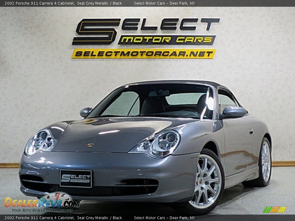 2002 Porsche 911 Carrera 4 Cabriolet Seal Grey Metallic / Black Photo #1
