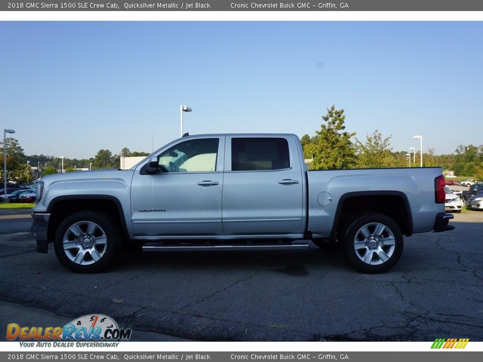 Quicksilver Metallic 2018 GMC Sierra 1500 SLE Crew Cab Photo #4