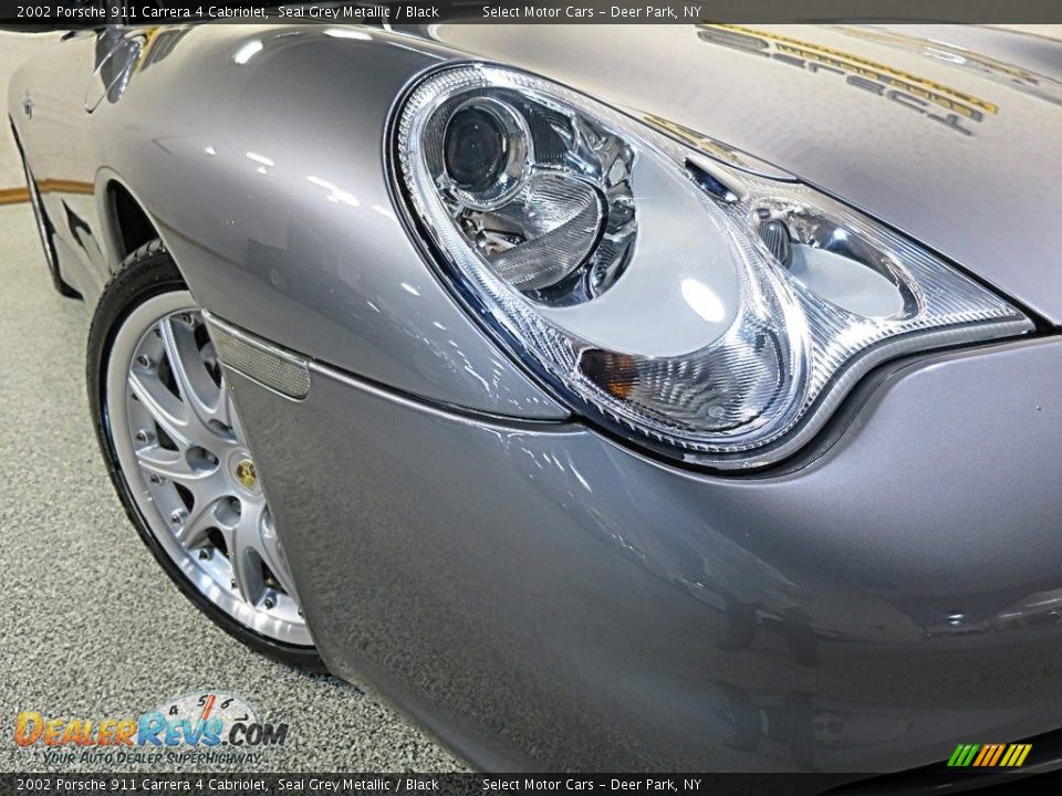 2002 Porsche 911 Carrera 4 Cabriolet Seal Grey Metallic / Black Photo #11