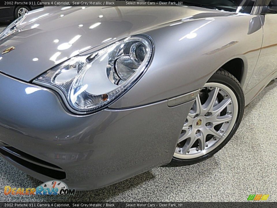 2002 Porsche 911 Carrera 4 Cabriolet Seal Grey Metallic / Black Photo #12