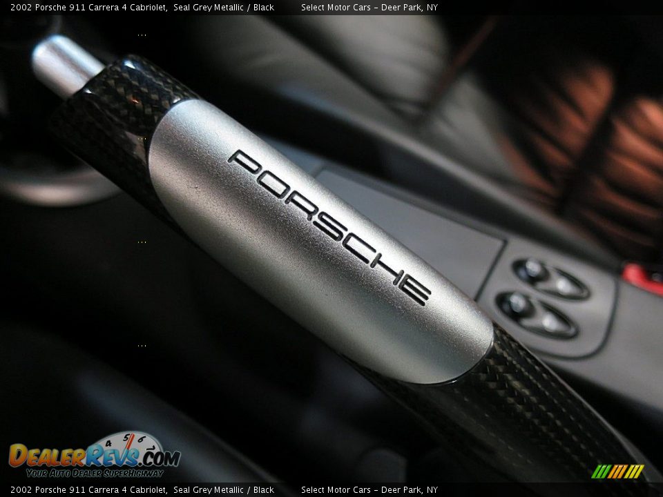 2002 Porsche 911 Carrera 4 Cabriolet Seal Grey Metallic / Black Photo #24