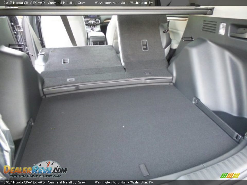 2017 Honda CR-V EX AWD Gunmetal Metallic / Gray Photo #11