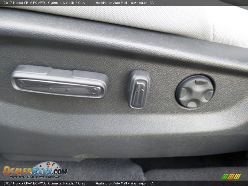 2017 Honda CR-V EX AWD Gunmetal Metallic / Gray Photo #13