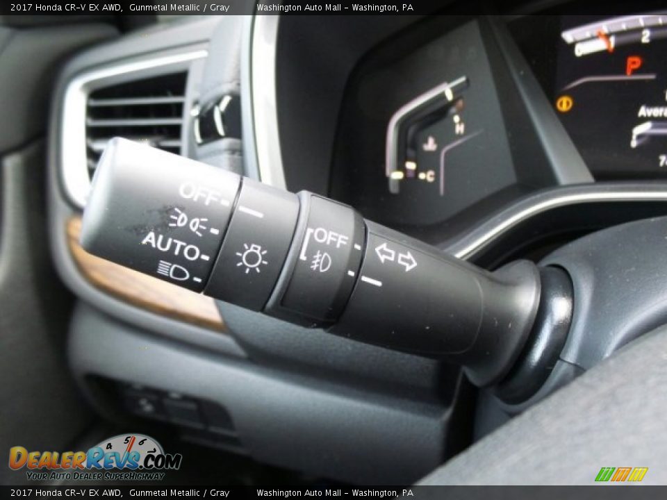 2017 Honda CR-V EX AWD Gunmetal Metallic / Gray Photo #21