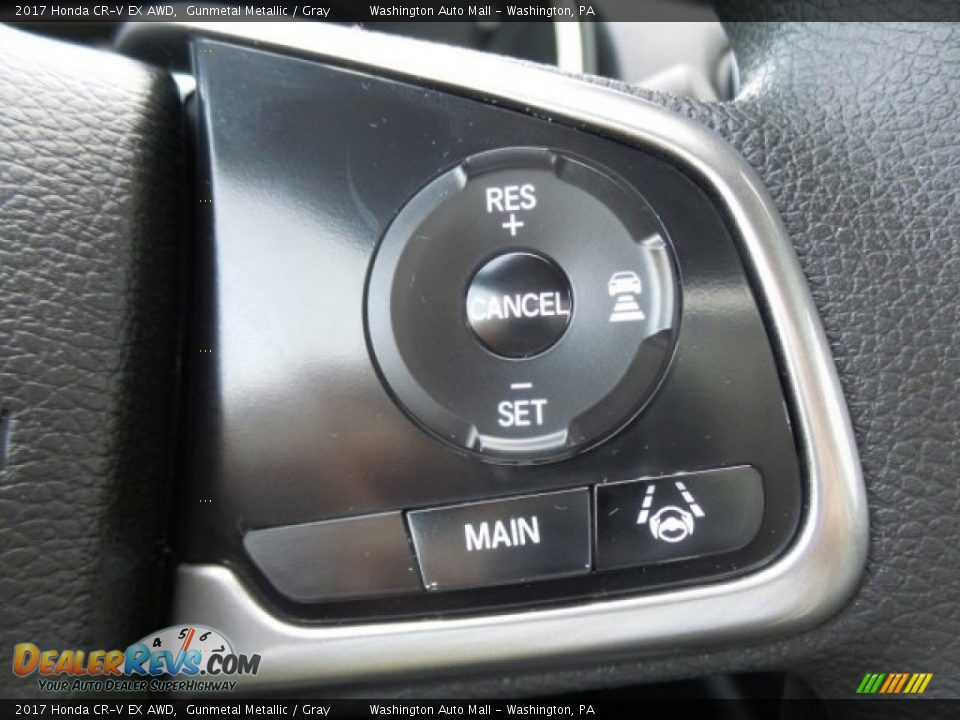 2017 Honda CR-V EX AWD Gunmetal Metallic / Gray Photo #22