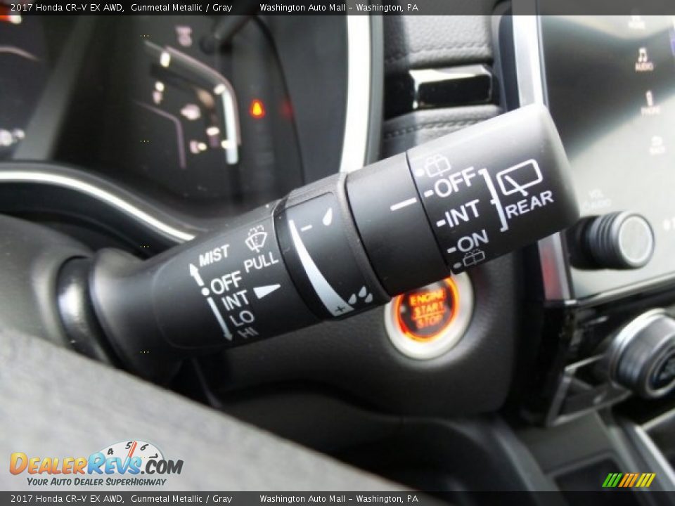2017 Honda CR-V EX AWD Gunmetal Metallic / Gray Photo #23