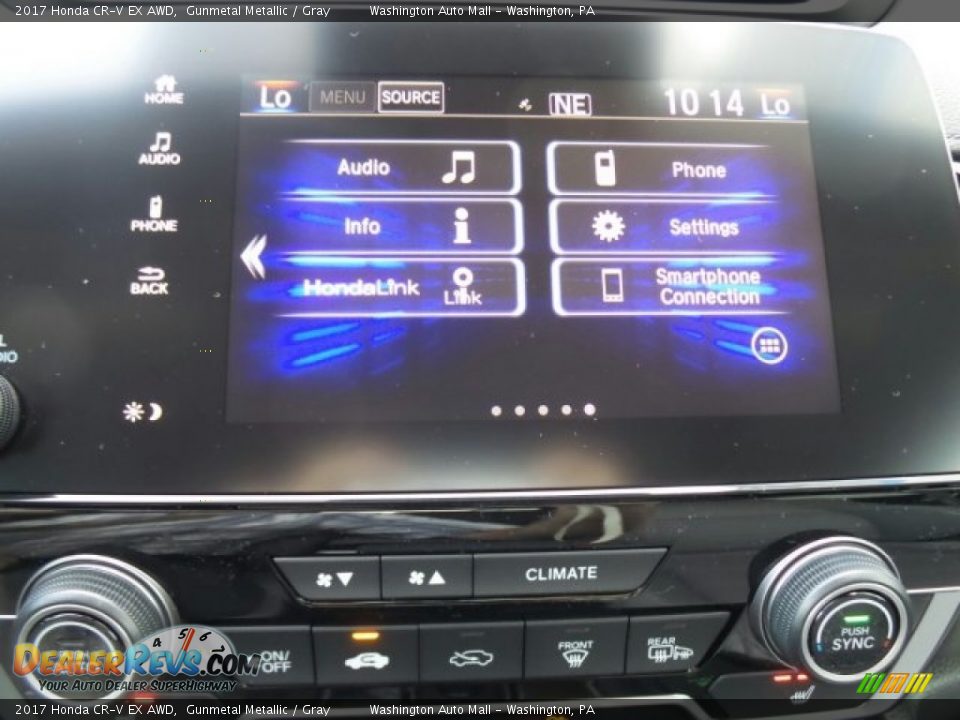 2017 Honda CR-V EX AWD Gunmetal Metallic / Gray Photo #25