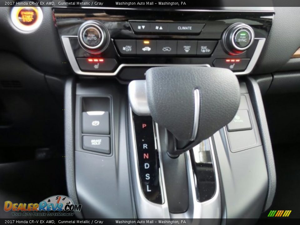 2017 Honda CR-V EX AWD Gunmetal Metallic / Gray Photo #29