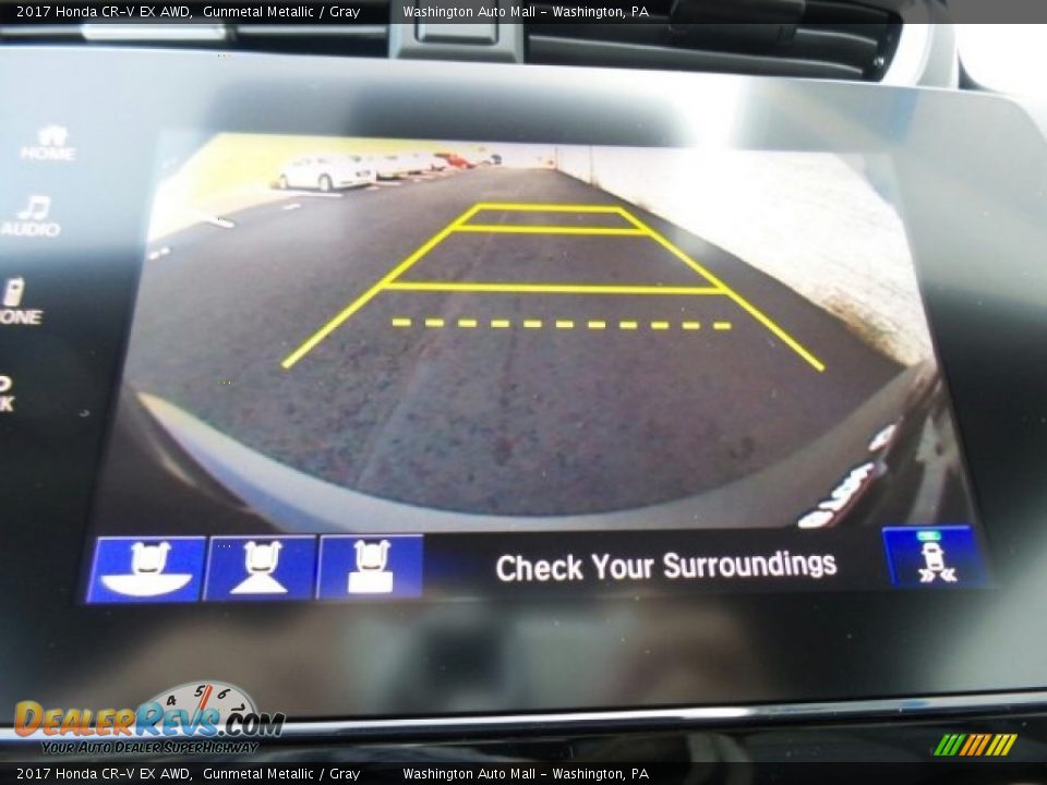 2017 Honda CR-V EX AWD Gunmetal Metallic / Gray Photo #30