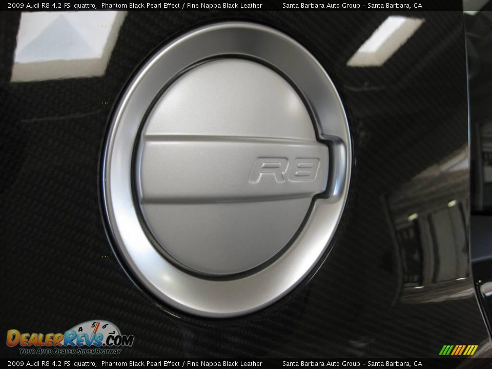 2009 Audi R8 4.2 FSI quattro Phantom Black Pearl Effect / Fine Nappa Black Leather Photo #20