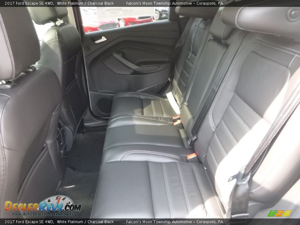 2017 Ford Escape SE 4WD White Platinum / Charcoal Black Photo #8